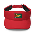 Guyana Flag Visor - Conscious Apparel Store