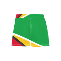 Guyana Flag Women's Casual Board Shorts - Conscious Apparel Store