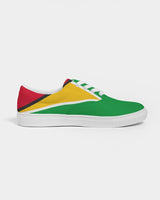 Guyana Flag Women's Lace Up Canvas Shoe - Conscious Apparel Store