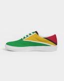 Guyana Flag Women's Lace Up Canvas Shoe - Conscious Apparel Store