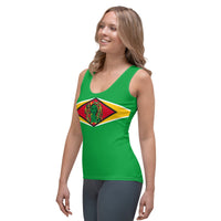 Guyana Flag Women's Tank Top (II) - Conscious Apparel Store