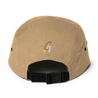 Guyana GT Five Panel Cap (Gold/White Embroidery) - Conscious Apparel Store