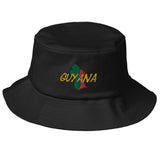 Guyana Map Bucket Hat - Conscious Apparel Store