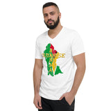 Guyanese Banna Unisex V-Neck T-Shirt - Conscious Apparel Store