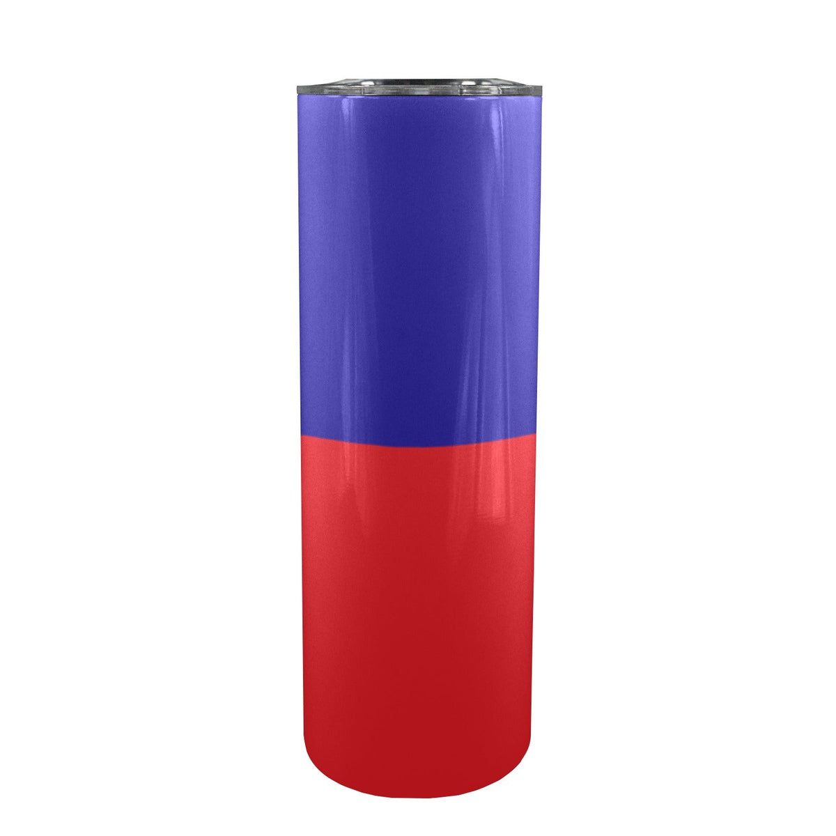Haiti Flag 20oz Tall Skinny Tumbler with Lid and Straw - Conscious Apparel Store
