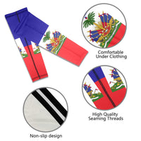 Haiti Flag Arm Sleeves (Set of Two) - Conscious Apparel Store