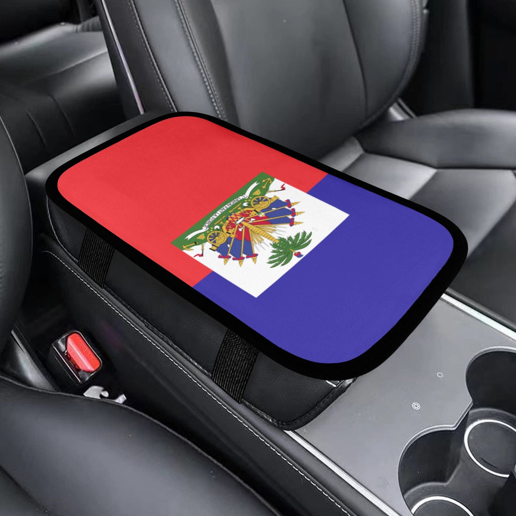 Haiti Flag Car Armrest Cover - Conscious Apparel Store
