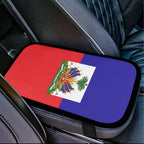 Haiti Flag Car Armrest Cover - Conscious Apparel Store