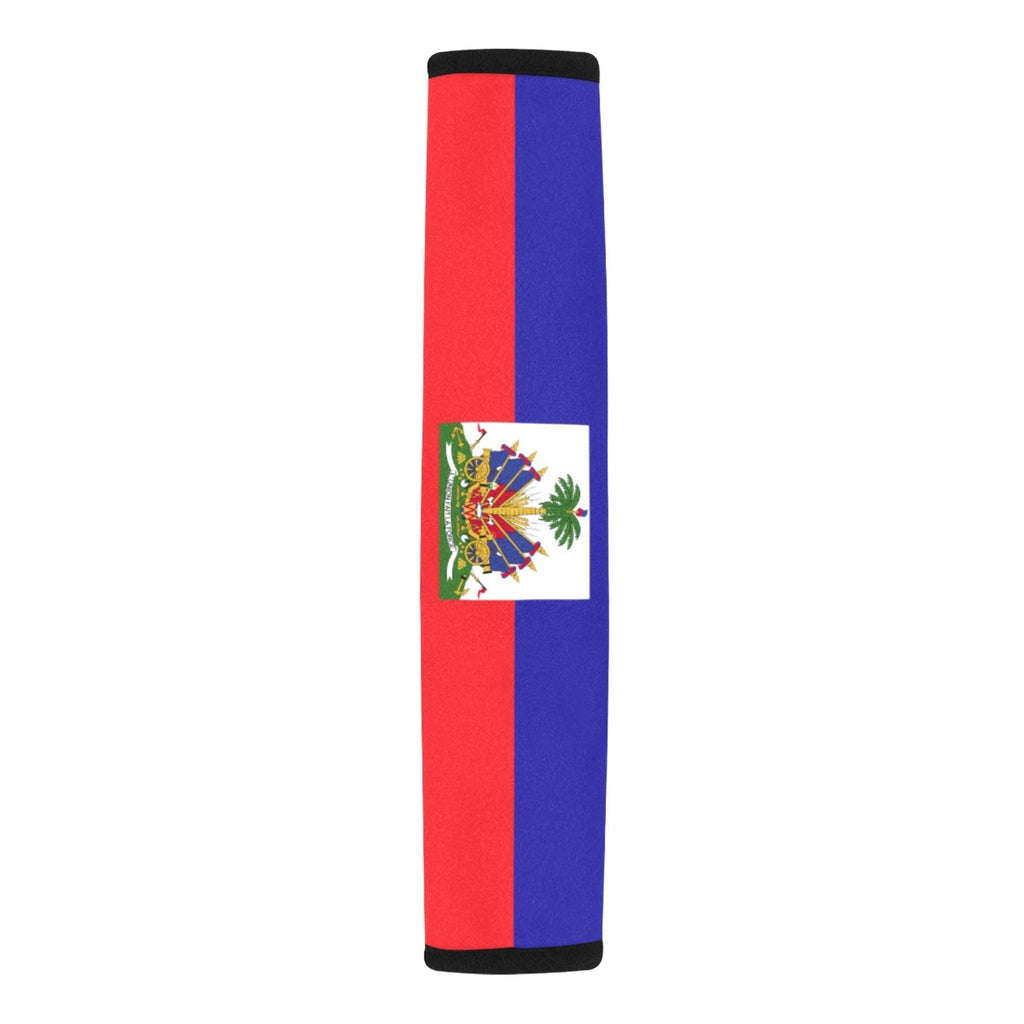 Haiti Flag Car Seat Belt Cover 7''x12.6'' (Pack of 2) - Conscious Apparel Store