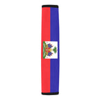 Haiti Flag Car Seat Belt Cover 7''x12.6'' (Pack of 2) - Conscious Apparel Store
