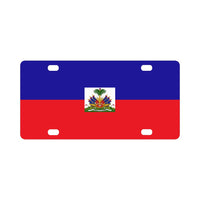 Haiti Flag Classic License Plate - Conscious Apparel Store
