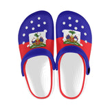 Haiti Flag Clogs - Conscious Apparel Store