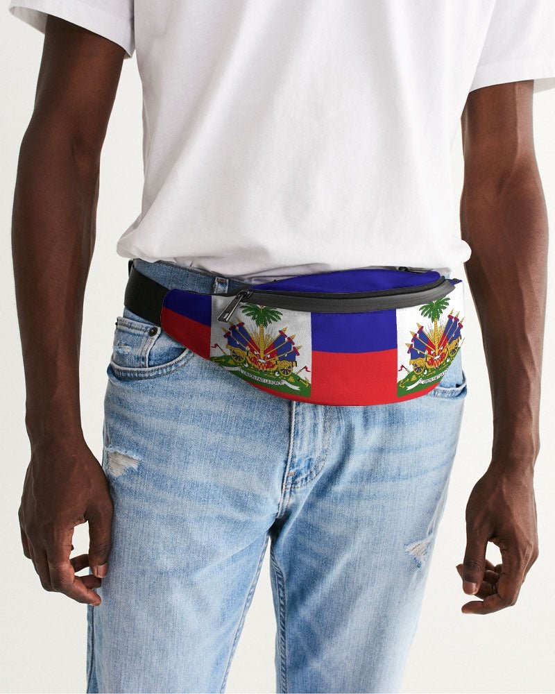 Haiti Flag Crossbody Sling Bag - Conscious Apparel Store