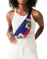 Haiti Flag Crossbody Sling Bag - Conscious Apparel Store