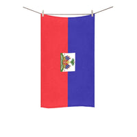 Haiti Flag Hand Towel 16"x28" - Conscious Apparel Store