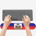 Haiti Flag Keyboard Wrist Rest Pad - Conscious Apparel Store
