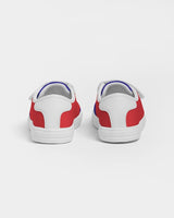 Haiti Flag Kids Velcro Sneaker - Conscious Apparel Store