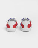 Haiti Flag Kids Velcro Sneaker - Conscious Apparel Store