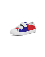 Haiti Flag Kids Velcro Sneaker - Conscious Apparel Store