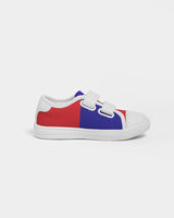 Haiti Flag Kids Velcro Sneaker - Conscious Apparel Store