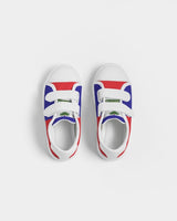 Haiti Flag Kids Velcro Sneaker - Conscious Apparel Store