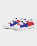 Haiti Flag Kids Velcro Sneaker - Conscious Apparel Store