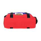 Haiti Flag Large Capacity Duffle Bag - Conscious Apparel Store