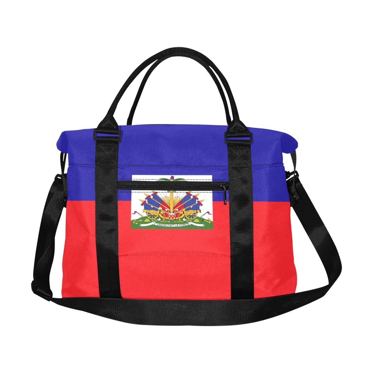 Haiti Flag Large Capacity Duffle Bag - Conscious Apparel Store