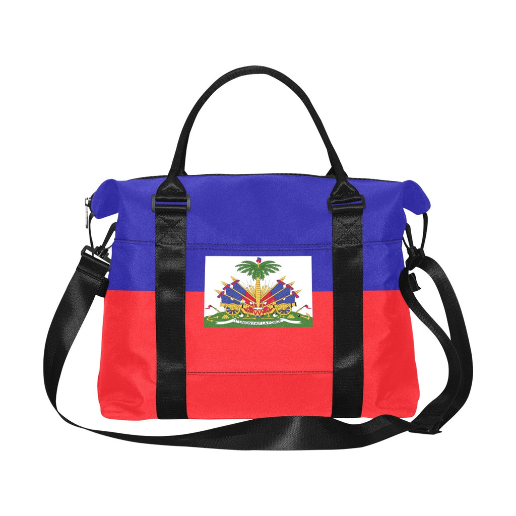 Haiti Flag Large Capacity Duffle Bag - Conscious Apparel Store