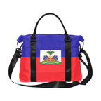 Haiti Flag Large Capacity Duffle Bag - Conscious Apparel Store