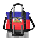 Haiti Flag Large Capacity Duffle Bag - Conscious Apparel Store