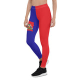 Haiti Flag Leggings - Conscious Apparel Store