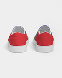 Haiti Flag Men's Slip-On Canvas Shoe - Conscious Apparel Store