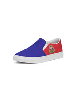 Haiti Flag Men's Slip-On Canvas Shoe - Conscious Apparel Store