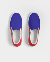 Haiti Flag Men's Slip-On Canvas Shoe - Conscious Apparel Store