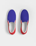 Haiti Flag Men's Slip-On Canvas Shoe - Conscious Apparel Store