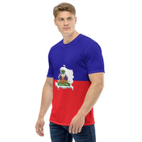 Haiti Flag Men's t-shirt - Conscious Apparel Store