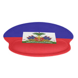 Haiti Flag Mouse Pad with Wrist Rest Support - Conscious Apparel Store