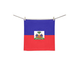 Haiti Flag Square Towel 13“x13” - Conscious Apparel Store