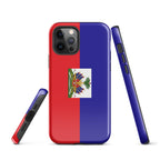 Haiti Flag Tough Cellphone Case for iPhone® - Conscious Apparel Store