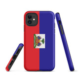 Haiti Flag Tough Cellphone Case for iPhone® - Conscious Apparel Store