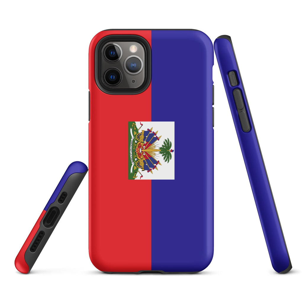Haiti Flag Tough Cellphone Case for iPhone® - Conscious Apparel Store