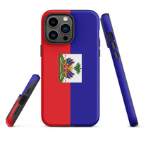 Haiti Flag Tough Cellphone Case for iPhone® - Conscious Apparel Store