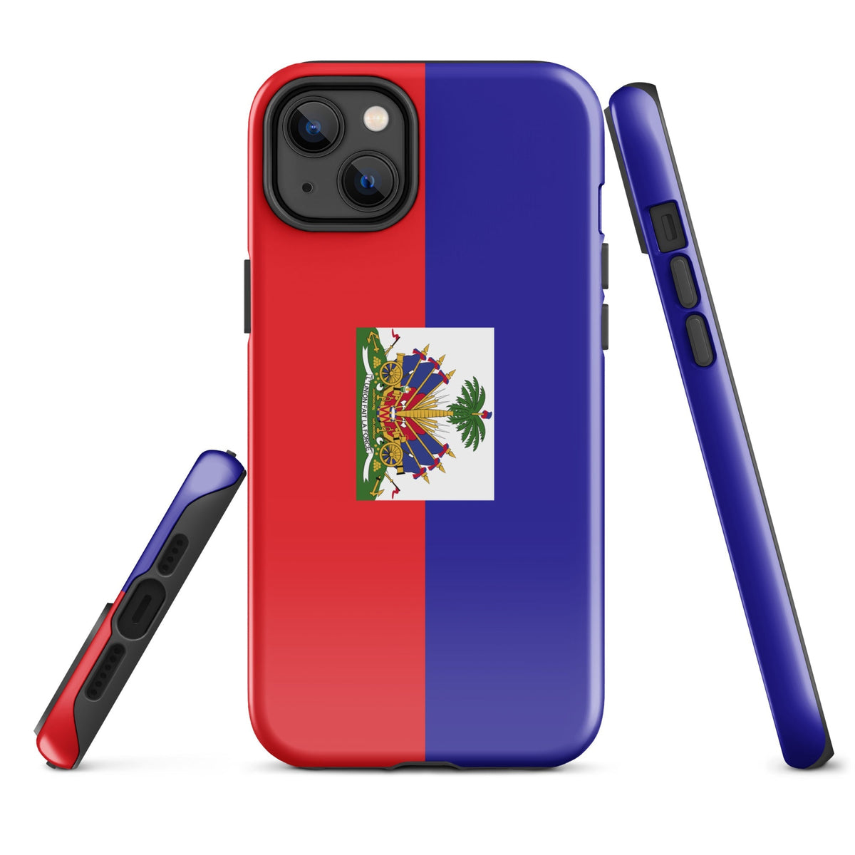 Haiti Flag Tough Cellphone Case for iPhone® - Conscious Apparel Store
