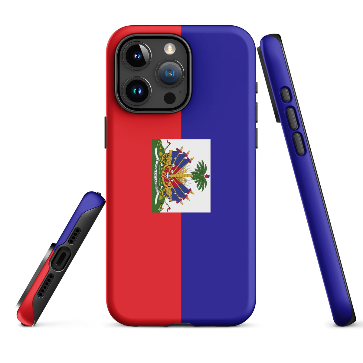 Haiti Flag Tough Cellphone Case for iPhone® - Conscious Apparel Store