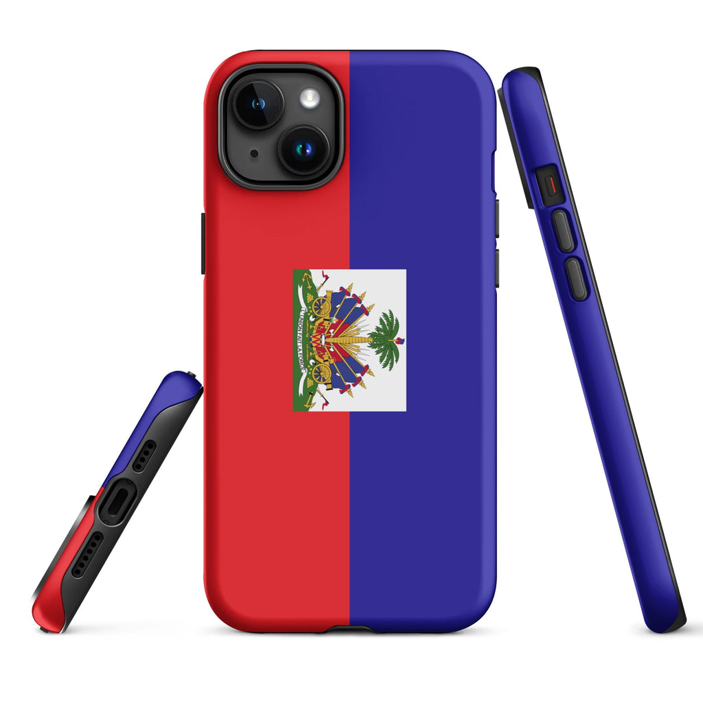 Haiti Flag Tough Cellphone Case for iPhone® - Conscious Apparel Store