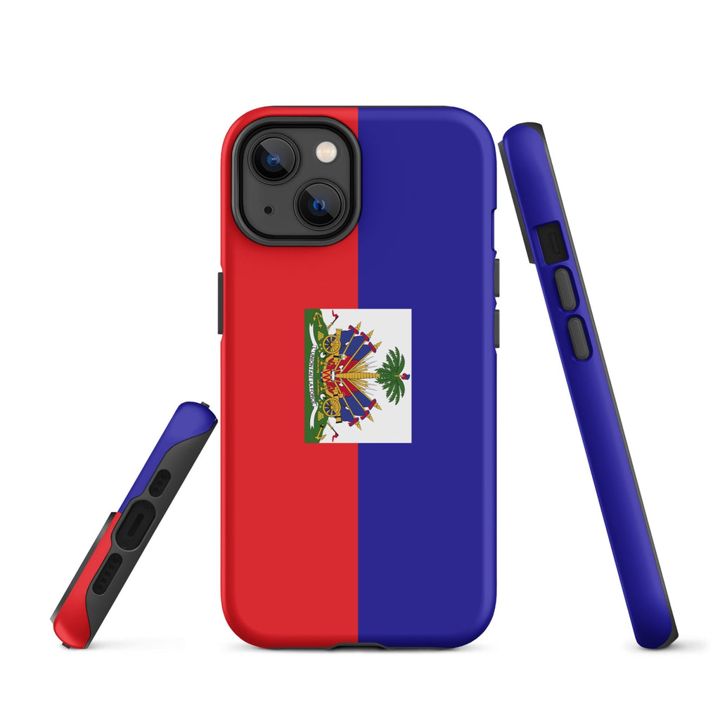 Haiti Flag Tough Cellphone Case for iPhone® - Conscious Apparel Store
