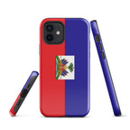 Haiti Flag Tough Cellphone Case for iPhone® - Conscious Apparel Store