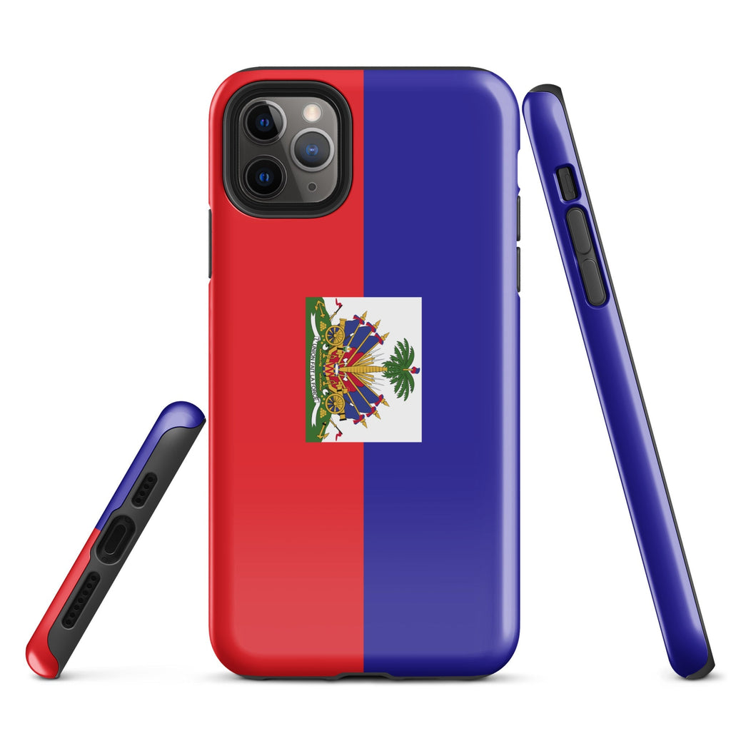 Haiti Flag Tough Cellphone Case for iPhone® - Conscious Apparel Store