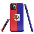 Haiti Flag Tough Cellphone Case for iPhone® - Conscious Apparel Store
